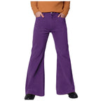 Fashion Casual Flared Pants Pant For Men Classic Simple Solid Color High-Rise Trousers Trendy Street High Street Denim Pants