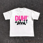 Summer Men P1Harmony 2026 DUH Same T-shirt Kpop Print Summer Short Sleeve Tee for Fans Men Women Clothing Streetwear T Shirts