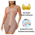 Full Body Corset Bodysuit Carving Shaper Tights Postpartum Girdles Fajas Colombian Sheath Butt Push Up Women Modeling Shapewear