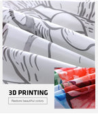 Sprunki Bedding Set Incredibox 3D Printed Music Game Duvet Cover Set Soft Single Twin Double Queen King Size Sprunki Gifts Kids