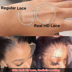 180 Density Straight HD Transparent 13x6 13x4 Lace Frontal Wig 360 Lace Front Wigs Human Hair Pre Plucked Brazilian Hair Bling