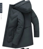 Top Grade Designer New Brand Men Parka Jacket Thick Casual Fashion Hooded Cropped Windbreaker Quilted Bubble Coats  Mens Clothes