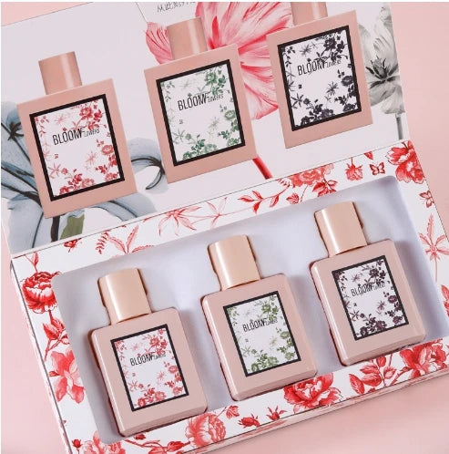 3*30ML Set of Floral Scented Perfume for Women Men Scent Lasting Fragrance Pheromone Eau De Parfum High Quality Gift Box
