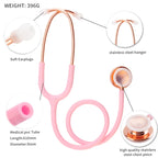 Medical Double Sided Stethoscope Professional Portable Cardiology Stethoscope Medical Equipment Nurse Doctor Stethoscope