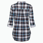 Women's Maternity Breastfeeding T-shirt V-Neck Solid Color Long Sleeve Nursing Tops Clothes for Pregnant Women