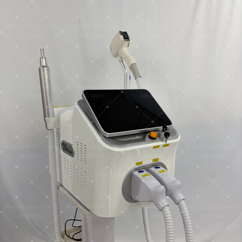FAC 5000W 2 IN 1 Professional 4 Wave 808 Diode Laser Permanent Painless Hair Removal Picosecond Laser Tattoo Removal Machine