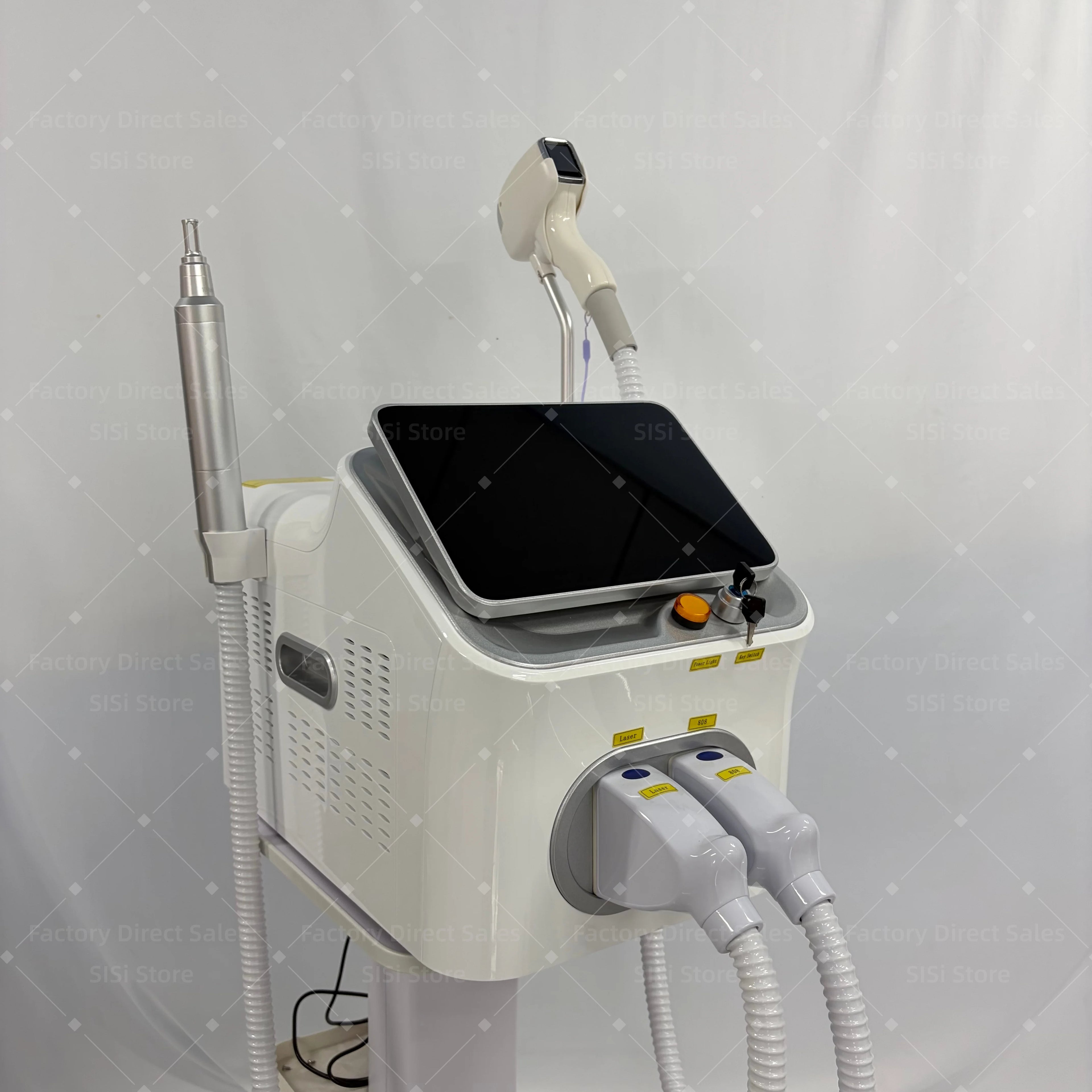 FAC 5000W 2 IN 1 Professional 4 Wave 808 Diode Laser Permanent Painless Hair Removal Picosecond Laser Tattoo Removal Machine