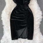Leopard Print V-neck Sexy Bodycon Mini Dress Women Fashion Spring Autumn Sleeveless Cut Out Waist Backless Party Velvet Dresses