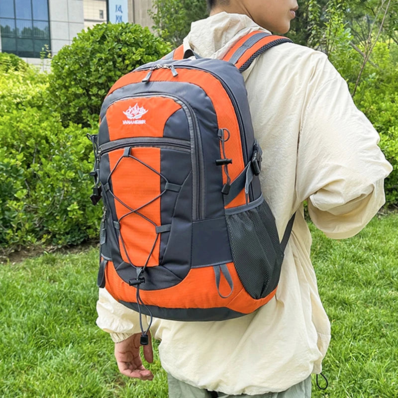 OGEHUAFEE Multi-functional Outdoor Hiking Backpack, Unisex Multi-purpose Bag, Lightweight Travel Hiking Luggage Storage Pack, Compatible with Stabilizing Trekking Poles