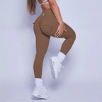 High Waist Gym Leggings – Peach Lift Yoga Pants