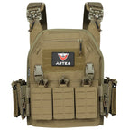 Artex New Combat Vest 6094 Quick Detachable Light Laser Cut Tactical Vest Black Gear to Carry Airsoft Carrier Combat equipment