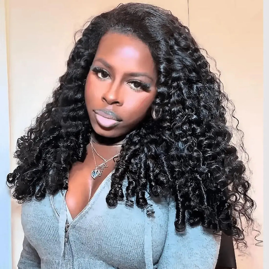 Burmese Curly Hair Bundles Raw Human Hair 1/3/4 Bundles Pixie Curly 100% Unprocessed Human Hair Weave Extensions For Women Wavy