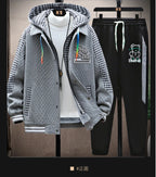 Winter Men's Sets Tracksuit Men Wool Hooded Sweatshirt Thicken Warm Sportswear Male Casual Suit Two Piece Sets
