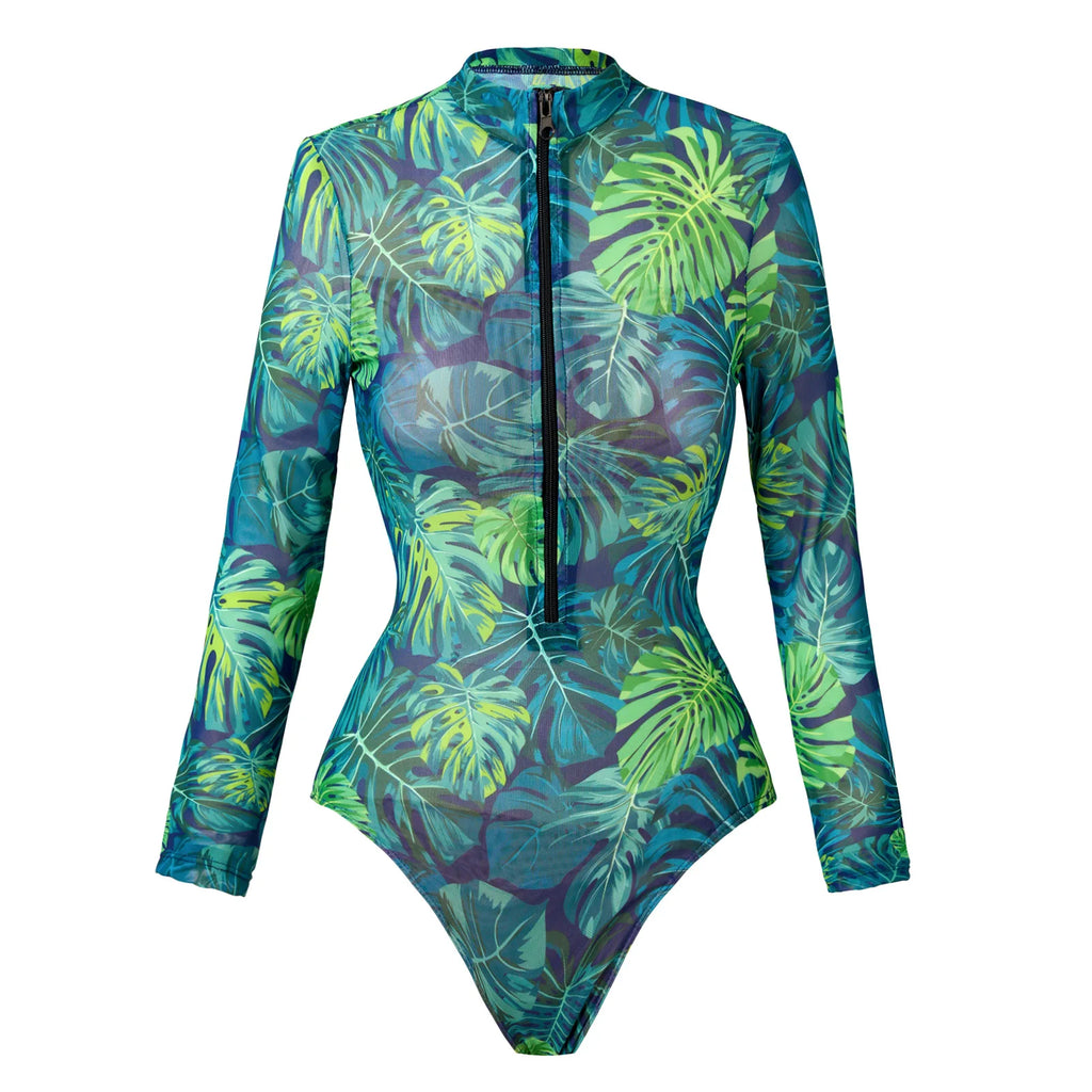 Russian Swimsuits Women One-piece Bikini Quick Drying Купальник Sunscreen 2025 European American