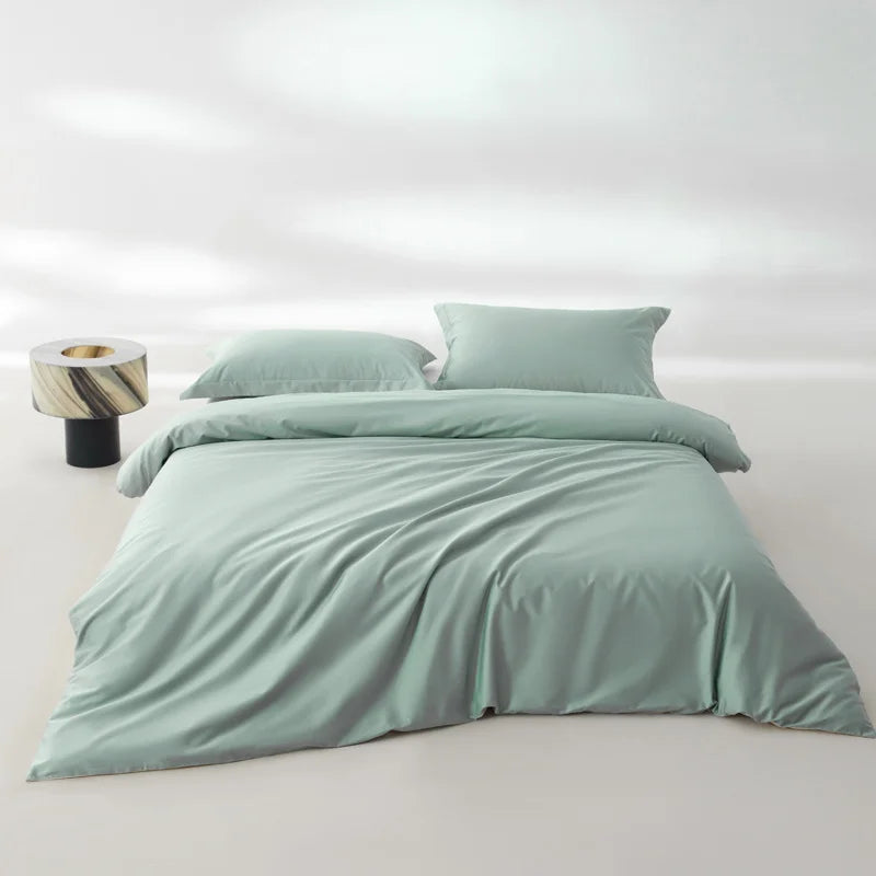 1pc Egyptian Cotton Duvet Cover Solid Color 100% Cotton 800 Thread Count Quilt Cover Korean Minimalist Style Bedding Ultra Soft