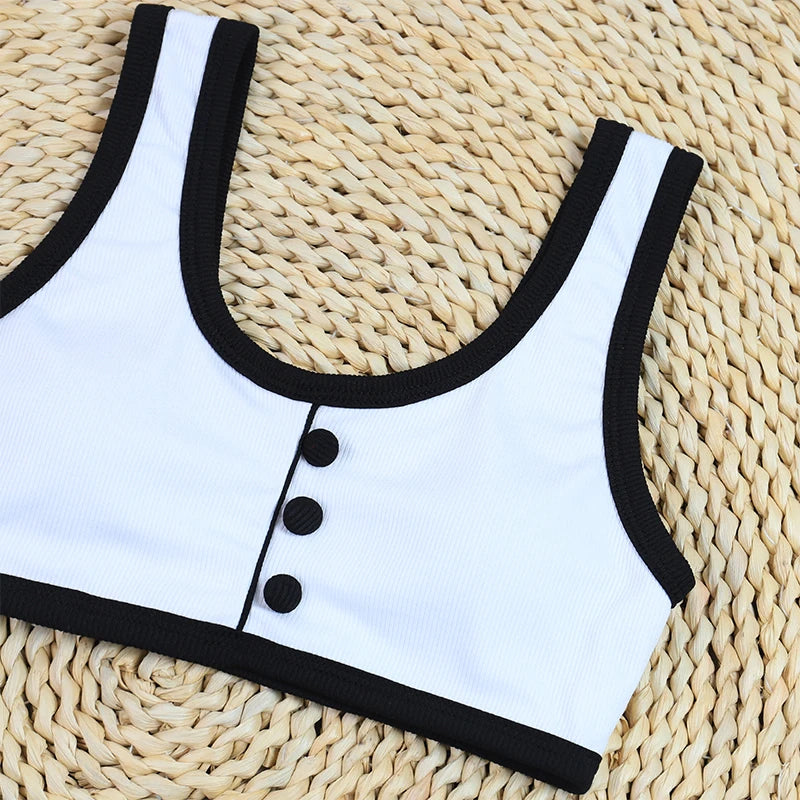Woman Swimwear 2026 High Waist Bikinis Shorts Women's Swimsuit Luxury Ribbed Two-piece Bathing Suits Summer Bikini Set Swim Suit