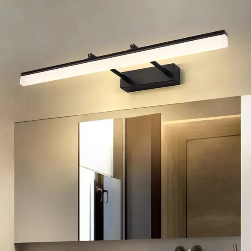 Bathroom Mirror Front Wall Lamp Waterproof Anti-fog Retractable Sconce Wall Light Makeup Mirror Wall Lights Main image