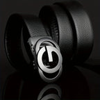 Men's Business Belt - Genuine High Quality Alloy Automatic Buckle Belt, Fashionable Buckle Fashionable Luxury Casual Belt