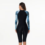 Women Swimsuit With Sleeve Female One-Piece Bathing Suit Summer Beachwear Swimming Costume Woman Full Swimwear Surfing Suit