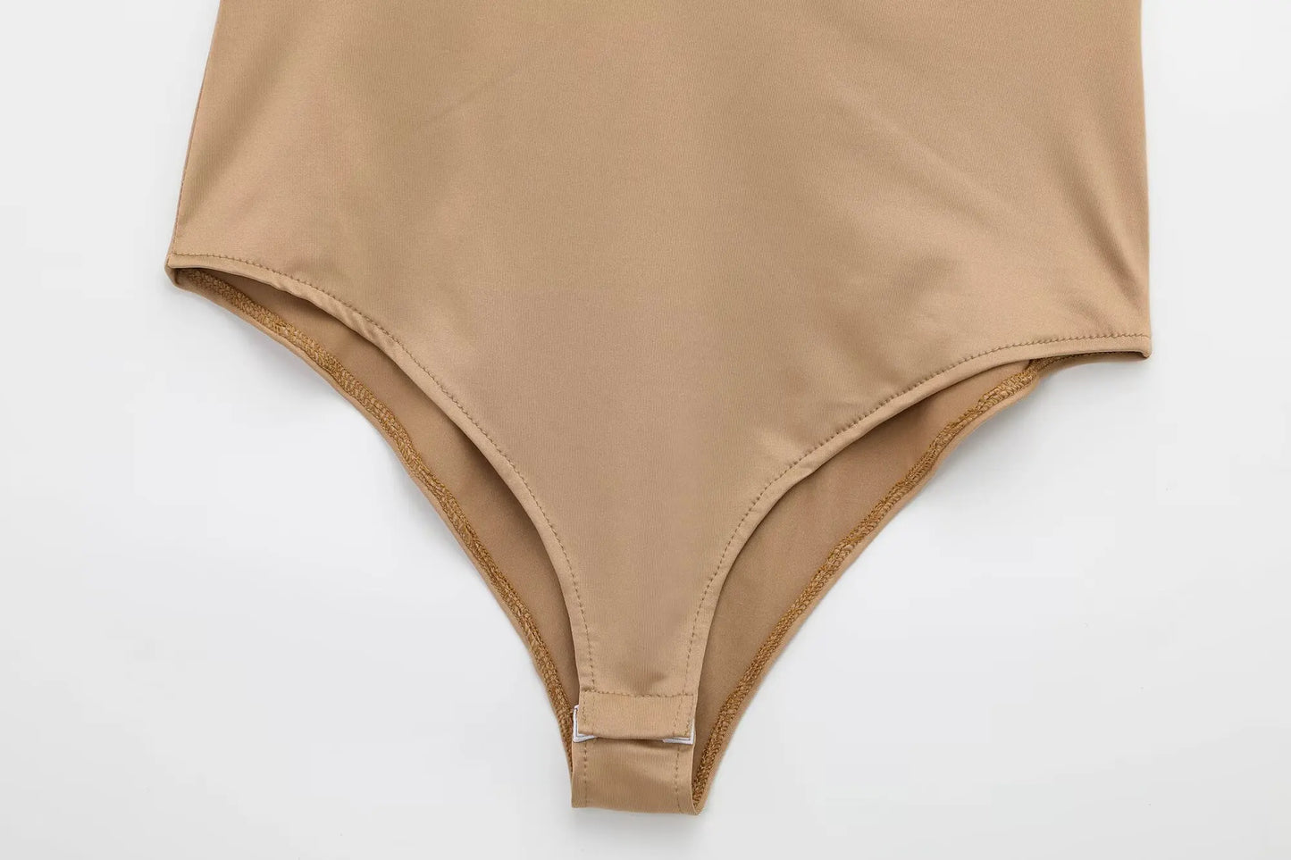 Zevity 2026 Women Sexy Spaghetti Strap Inner Style Beach Wear Bodysuits Ladies Soft Slim Swimsuit Playsuits Mujer Rompers LS9043