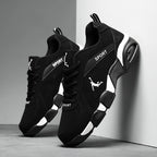 Men's Road Running Shoes, Lace-Up Closure, Suitable for All Seasons, Low-Top Trendy Versatile Hiking Shoes, Tennis Casual Walking Fitness Hiking Shoes - the Perfect Sports Shoe for Outdoor Adventures, Ideal for Sports Enthusi