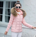 2026 Faux Fur Parkas Women Down Jacket clothes Womens Parkas Thicken Outerwear hooded Winter Coat Female Jacket Cotton padded