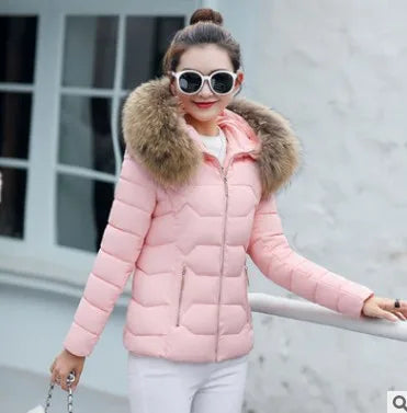 2026 Faux Fur Parkas Women Down Jacket clothes Womens Parkas Thicken Outerwear hooded Winter Coat Female Jacket Cotton padded