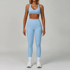 2/3-Piece Activewear Set – Sports Bra & High Waist Leggings