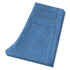 Men's summer slim fit soft blue imitation jeans comfortable casual youth pants outdoor versatile slim fit handsome slim fit pant