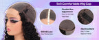 250Density Glueless Short Bob Wig 10 Inch Deep Wave Lace Front Bob Wigs Human Hair 5x5 Glueless Bob Wig Human Hair Ready To Wear