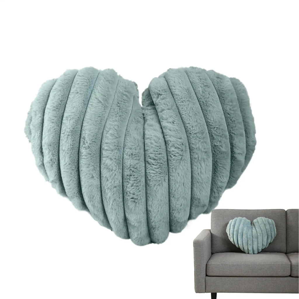 Heart Decorative Throw Pillow Living Room Bedroom Creative Cute Heart Pillow Home Soft Comfort Heart Shape Pillow Decoration