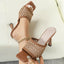 LIHUAMAO slipper slingback heel sandals shoes stilletto high heel thin heel sandals women pumps party night club slipper