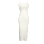 Fashion Sexy Skinny Kint Dress Backless Evening Maxi Dress Women Party Club Ladies Bodycon Peach Slim Hip Elegant Long Dresses