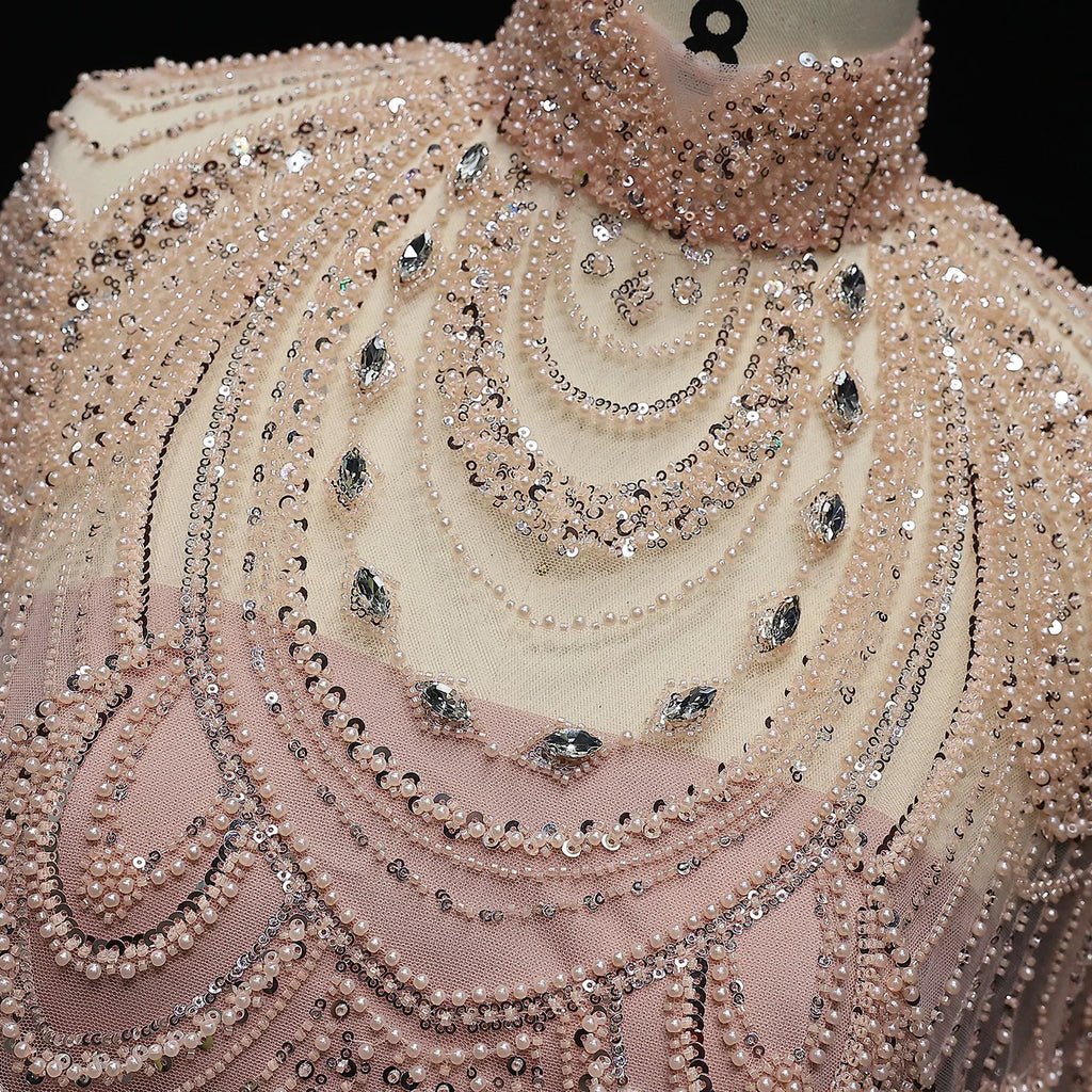 Customized Evening Dresses Luxury sexy Prom Dress Caftan Nude Wedding Formal Elegant Exquisite High Quality Party Gown for Women