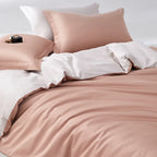 1pc Egyptian Cotton Duvet Cover Solid Color 100% Cotton 800 Thread Count Quilt Cover Korean Minimalist Style Bedding Ultra Soft