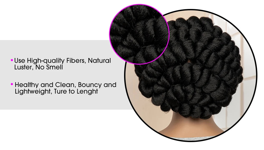 New Synthetic Full Lace Handmade Bantu Braided Wigs African Hair Wig for Black Women Short Cute Knotless Box Braiding Wig