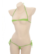 Bikini Swimsuit Outfits for Women Sexy Micro Mini Bikini Set Bandage Bra Thong Two Piece Swimwear Beachwear Bathing Suit Femme