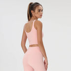 Women Yoga Vest Workout Pilates Activewear Tops Running Gym Pretty Workout Clothes Sports Bras Active Wear Female Camisole Bra
