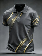 Men's 3D Print Golf Polo Shirt Short Sleeve Micro Elastic Polyester Outdoor Casual Summer Streetwear Daily Wear