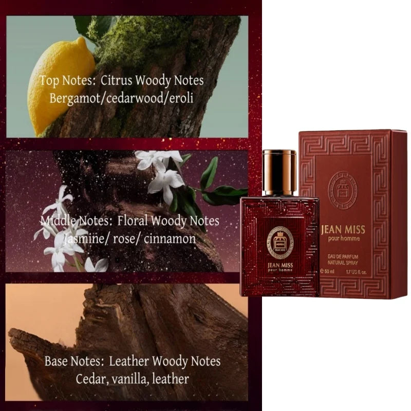 Charming Cupid Men Perfume Long-Lasting Fragrance Fresh Natural Dating Eau De Toilette Cologne Citrus Ocean Body Spray For Man