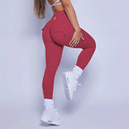 High Waist Gym Leggings – Peach Lift Yoga Pants