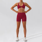 2-Piece Quick Dry Yoga Set – Long Sleeve Gym Outfit