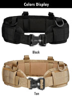 Tactical Padded Belt Airsoft CS Combat Molle Airsoft Girdle Duty Paintball Waist Belts War Game Hunting Accessories