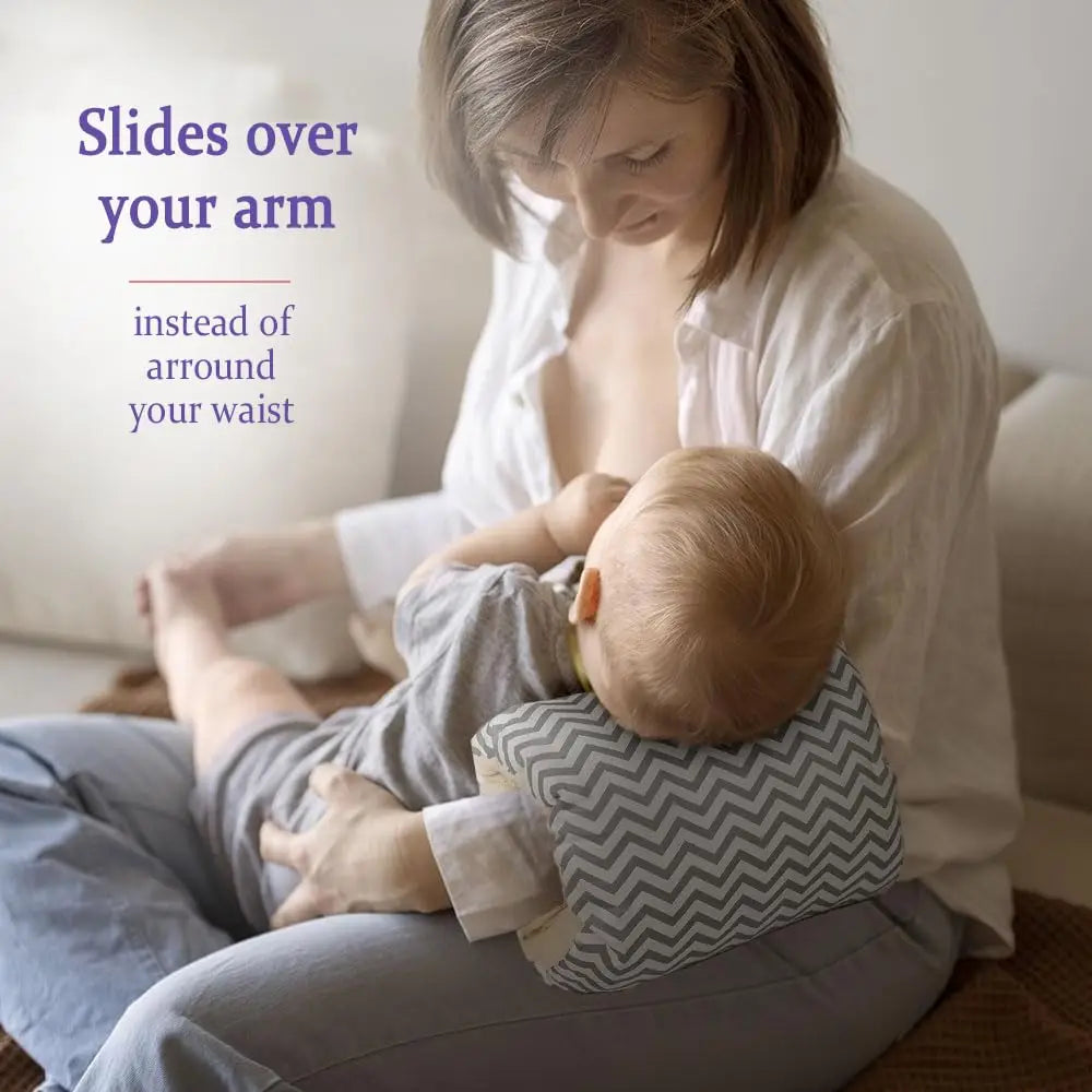 Cozy Cradle Arm Pillow, Nursing Pillow for Breastfeeding Support Arm Pillow for Feeding Baby, Travel Nursing Pillow