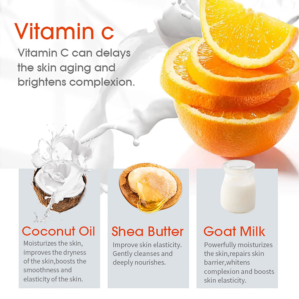 AILKE Vitamin C Whitening Set for Women, Reduce Dark Spots, Hyperpigmentation, Skin Moisturizer, With Collagen, Vitamin E