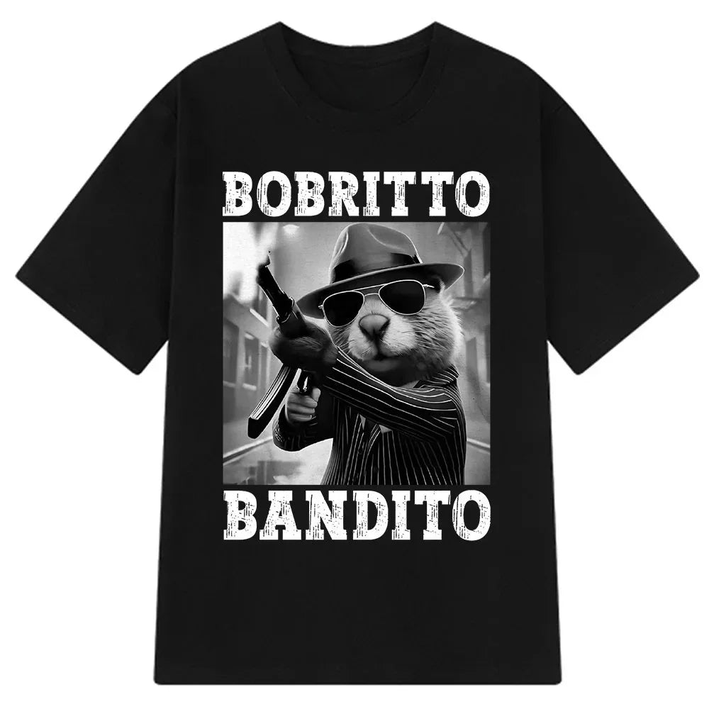 Tung Tung Tung Sahur Meme T Shirt Tralalero Tralala Bombardiro Crocodilo Funny T-shirt Men Women Polyester Short Sleeve Tshirt