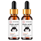 2PCS YOUNGCOME Kojic Acid Face Serum - Brightening Anti-Aging Treatment, Evens Skin ToneFades Dark Spots, Skin Essence Shrink.
