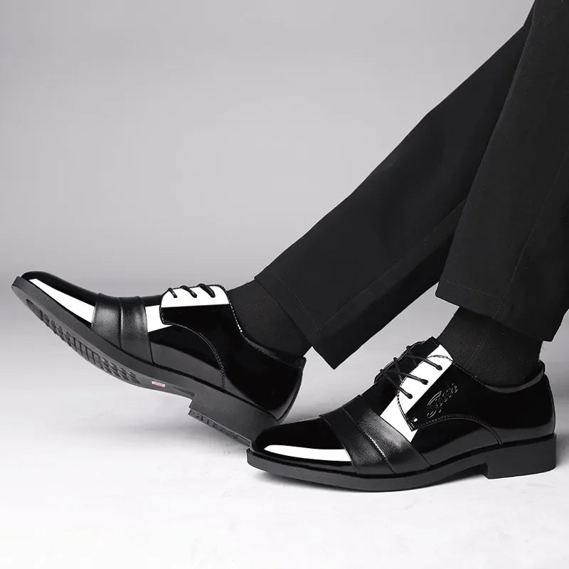 Business Dress Shoes Man Official Leather Casual Social Shoe for Men High Quality Fashion Footwear Office Elegant and Classic 39