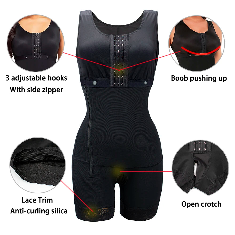 Body Shaper Faja Bodysuit Corset Top Bustier Original Colombian Girdles Modeling Postpartum Slimming Shapewear Women Underwear Secondary image