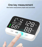 Blood Pressure Monitor Arm Cuff Tensiometer Tonometer Digital Voice Sphygmomanometer Electronic Medical BP Monitors Rechargeable